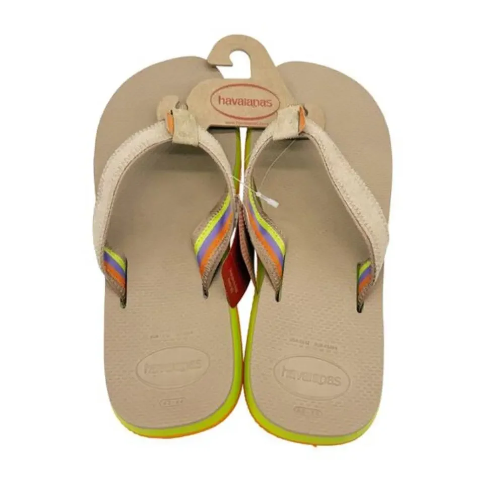 Havaianas Men's Urban Fusion II‎ Sandal Rose Gold Size US 11/12 EU 43/44